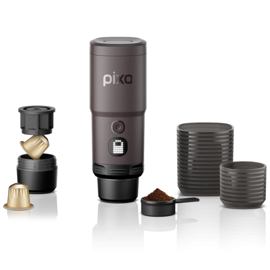 Електрическа преносима кафемашина – Wacaco® Pixapresso Dark Burgundy