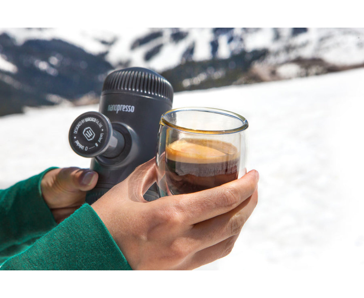 Wacaco® Nanopresso Classic + калъф – Преносима машина за еспресо