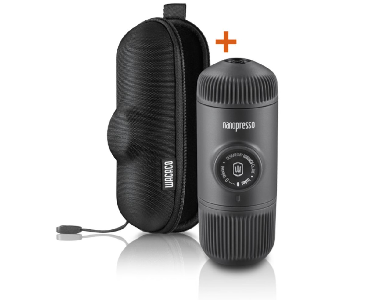 Wacaco® Nanopresso Classic + калъф – Преносима машина за еспресо