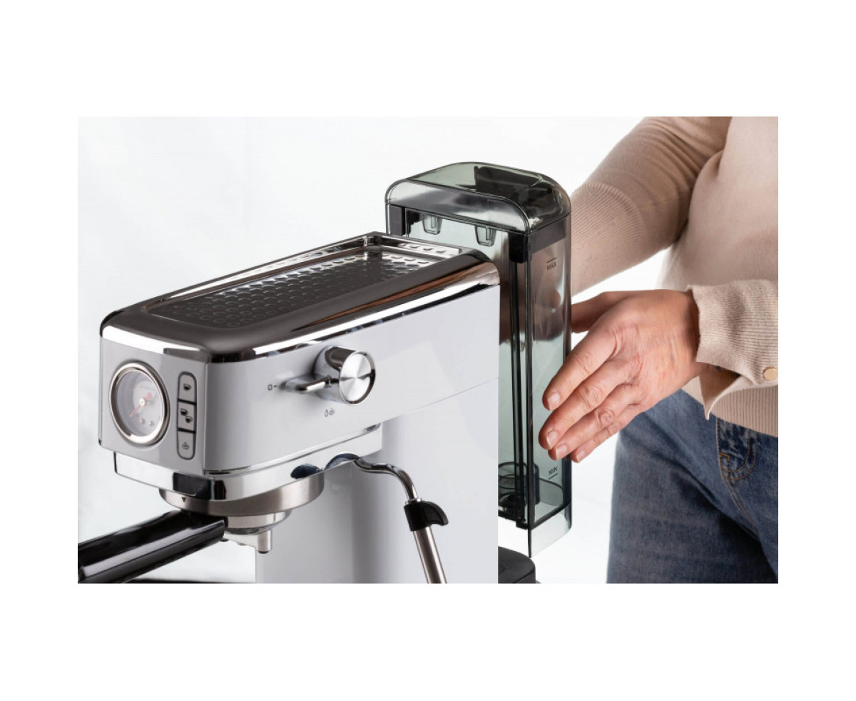 КАФЕМАШИНА ARIETE ESPRESSO SLIM MODERNA BIANCO