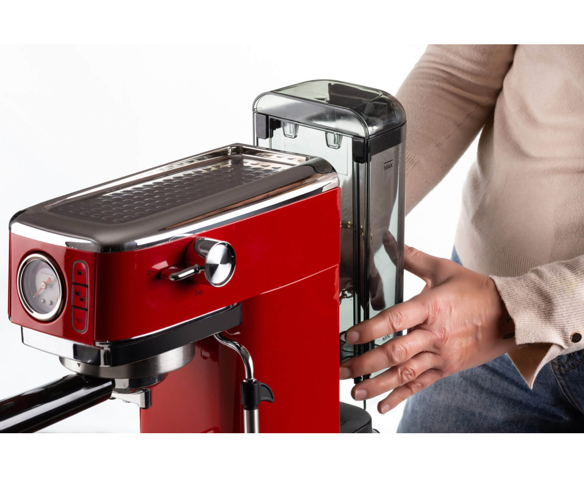 КАФЕМАШИНА ARIETE ESPRESSO SLIM MODERNA ROSSO