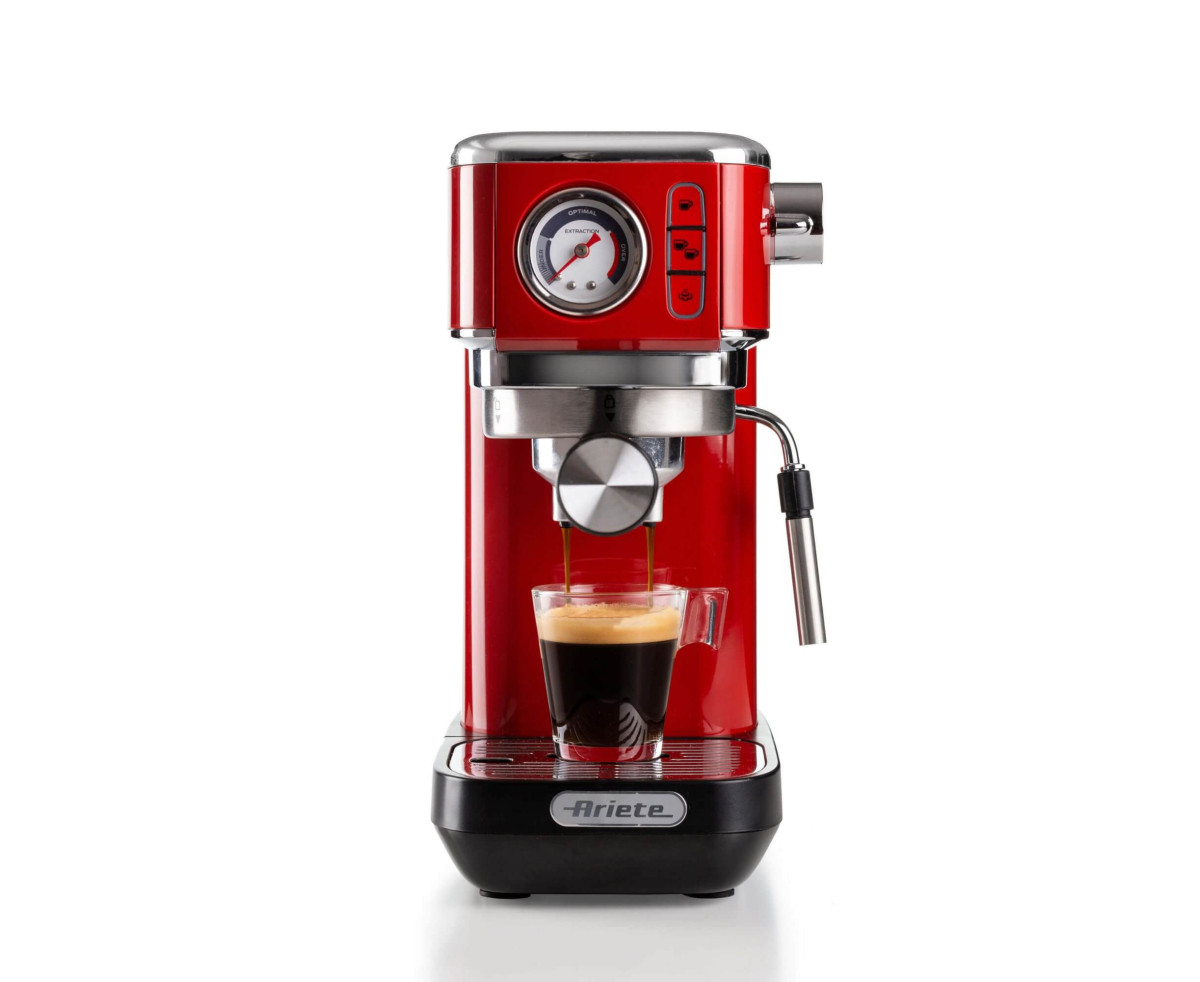 КАФЕМАШИНА ARIETE ESPRESSO SLIM MODERNA ROSSO