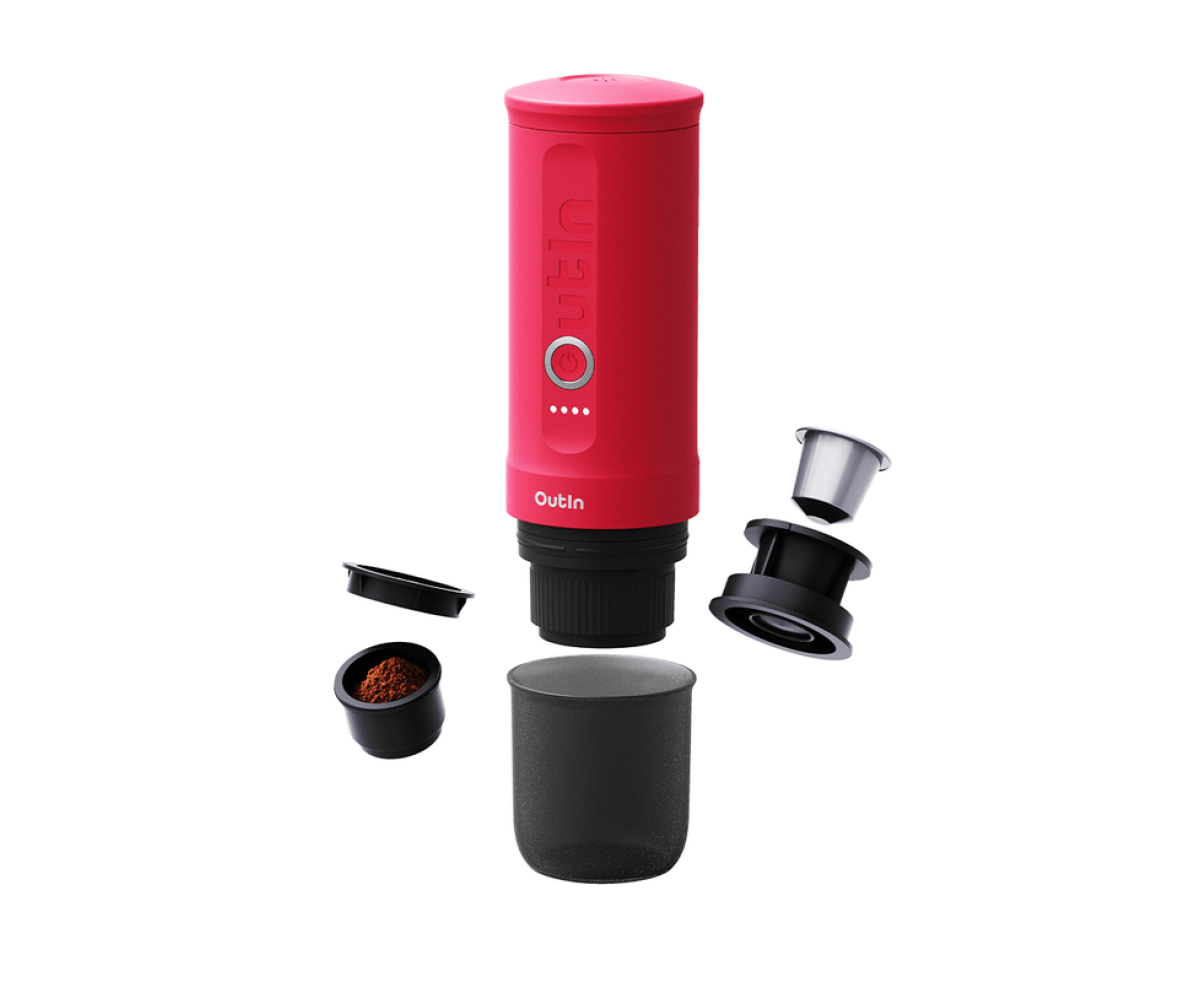 Преносима Кафемашина За Еспресо Outin Nano - Crimson Red