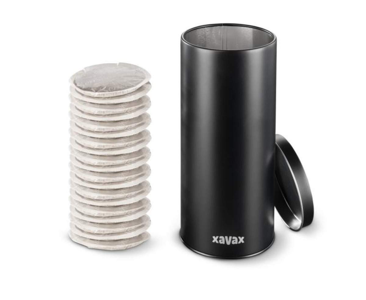 XAVAX КУТИЯ ЗА СЪХРАНЕНИЕ НА 20БР ДОЗИ SENSEO ,МЕТАЛНА, ЧЕРНА
