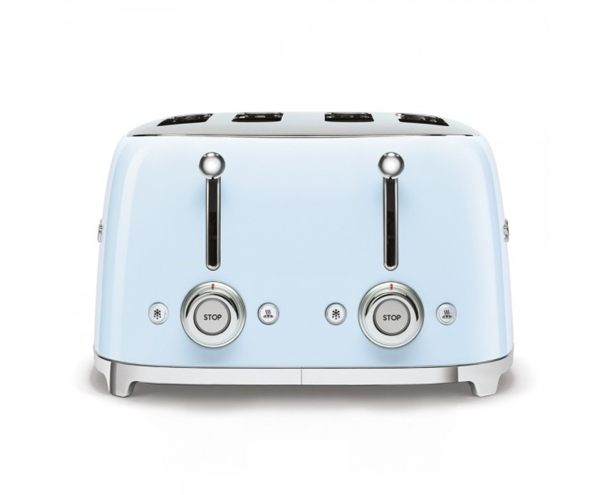Smeg 50`s Style тостер 4 филии цвят син