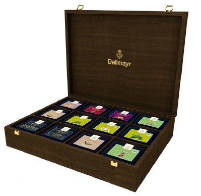 Луксозна дървена кутия за чай Dallmayr 