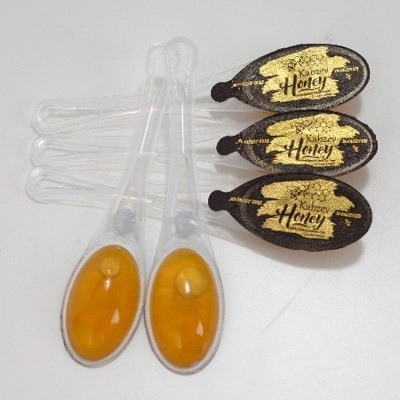 Kabzev Honey Spoons кутия лъжички с мед 55 бр.