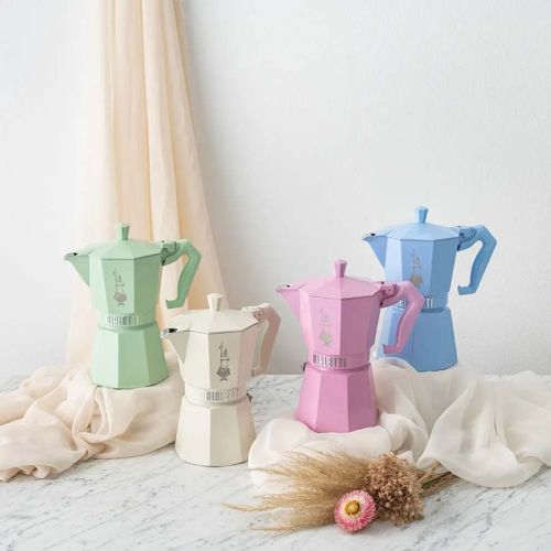 Кафеварка Moka Exclusive Bialetti 3 чаши, крем | Кафеварки | Кафемашини |