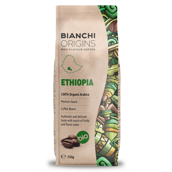 Ethiopia Bio Bianchi кафе на зърна 250гр