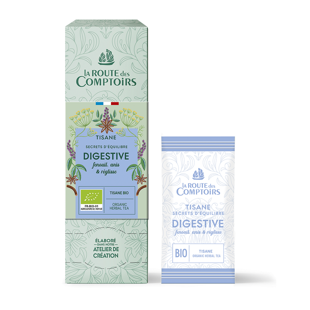 Comptoirs Richard Здравословен Био Билков чай - Тайната на равновесието Диджестив - 24 бр. | Comptoirs Richard | Чай |