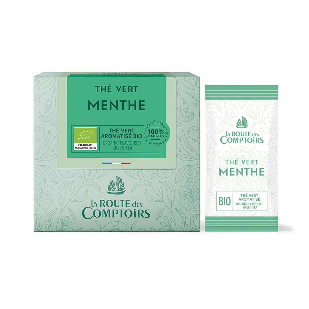 Comptoirs Richard Био зелен чай - Мента - 40 бр. | Comptoirs Richard | Чай |