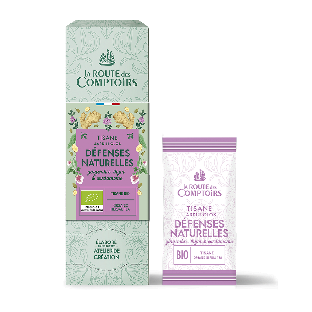 Comptoirs Richard  Здравословен Био Билков чай - Забранената Градина Естествена Защита - 24 бр. | Comptoirs Richard | Чай |