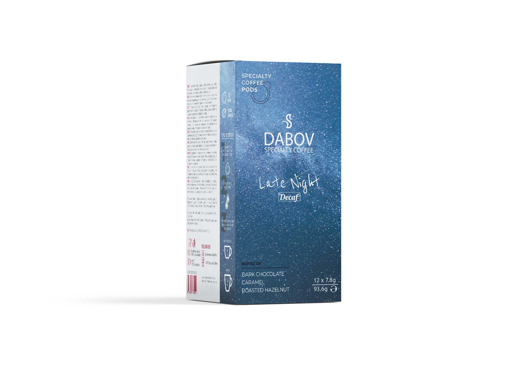 DABOV КАФЕ ДОЗИ LATE NIGHT DECAF 12БР | Dabov Specialty Coffee | Specialty Coffee |