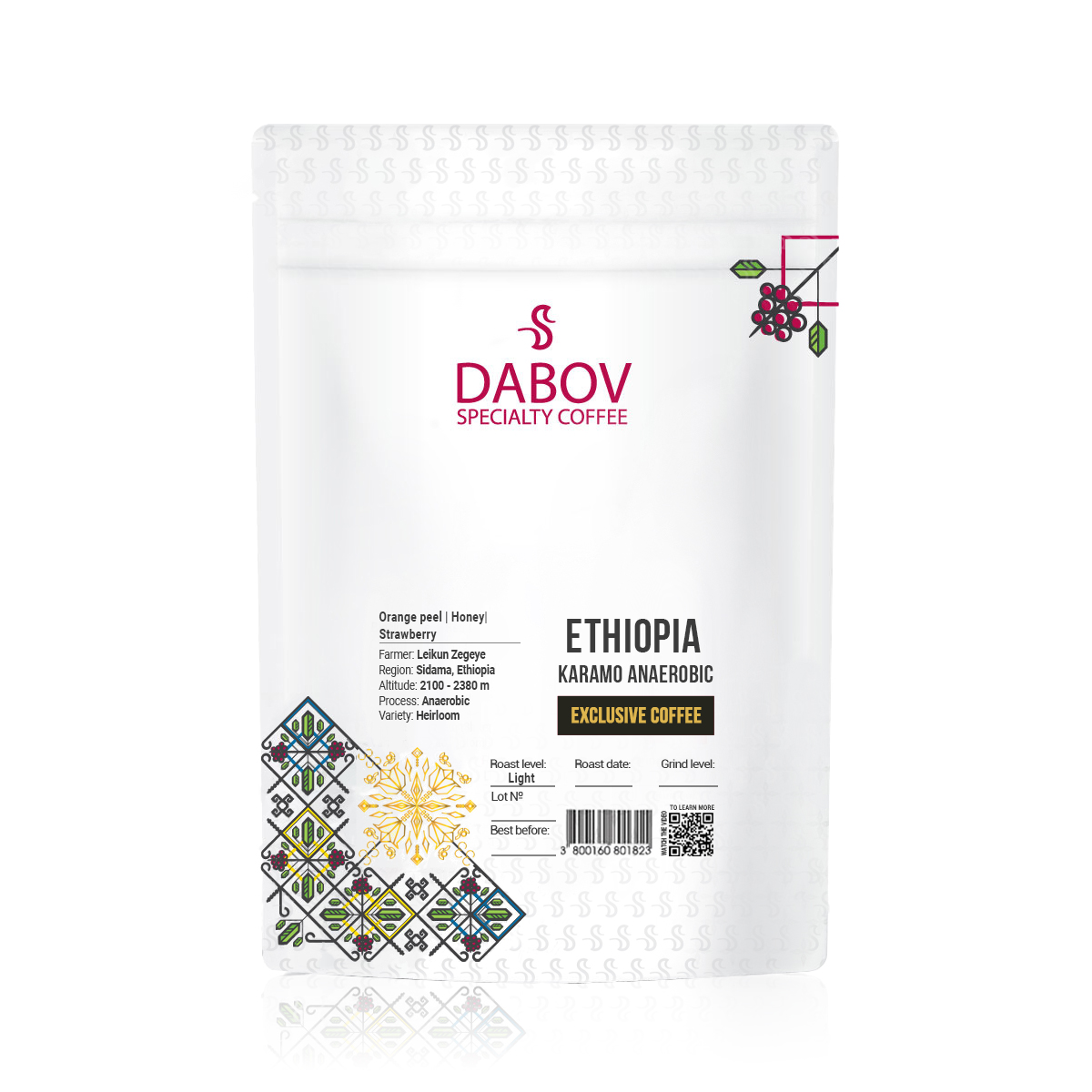 DABOV Specialty Coffee Етиопия Karamo Anaerobic 200.8гр | Dabov Specialty Coffee | Specialty Coffee |