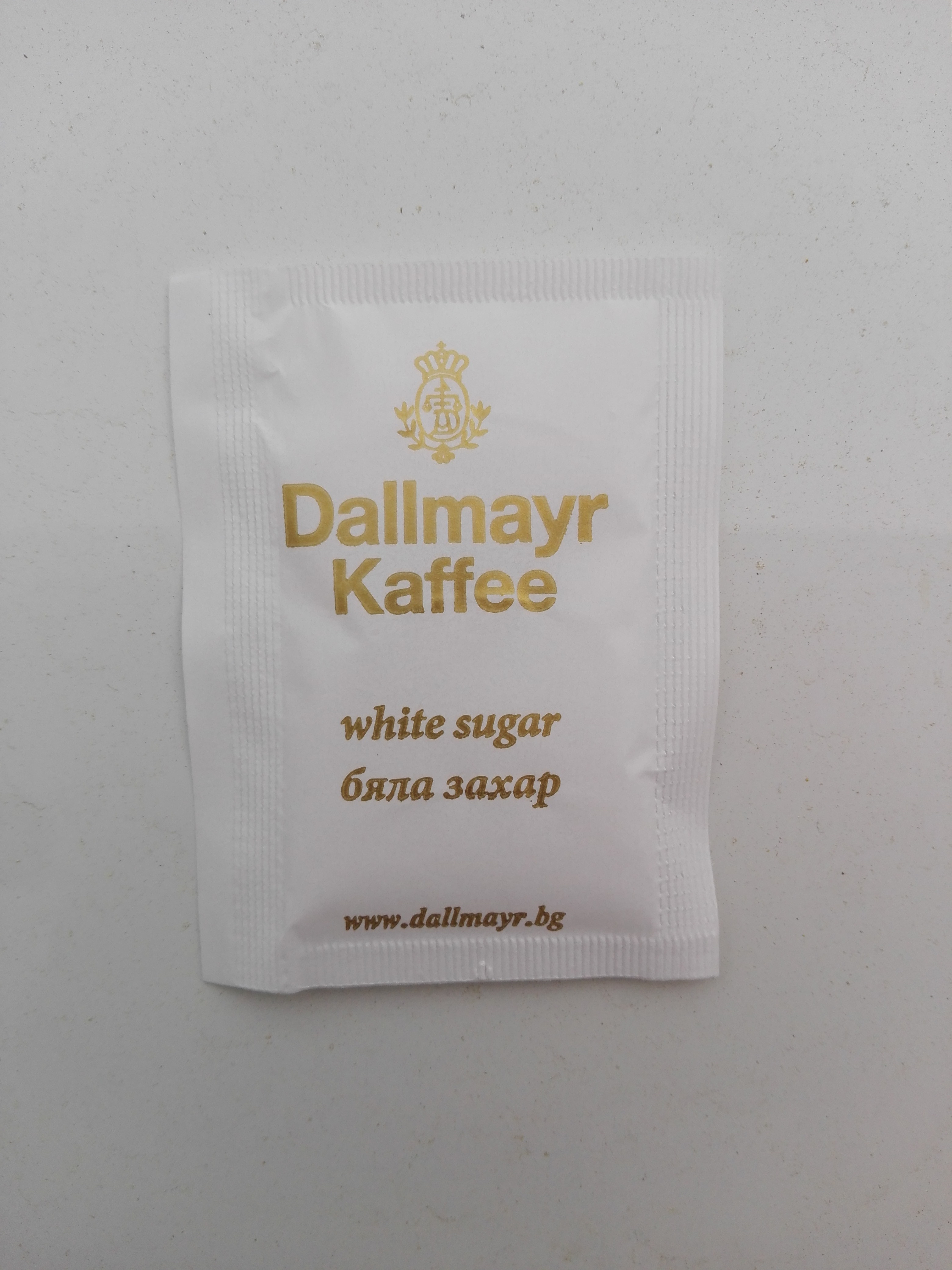 Dallmayr бяла захар в пакетче 4гр, 1000бр