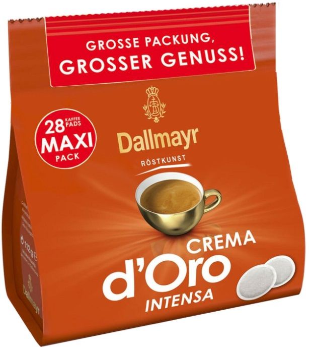 Dallmayr Crema D'oro Intensa 28бр пада за Senseo кафемашина | SENSEO моно дози | Кафе дози |