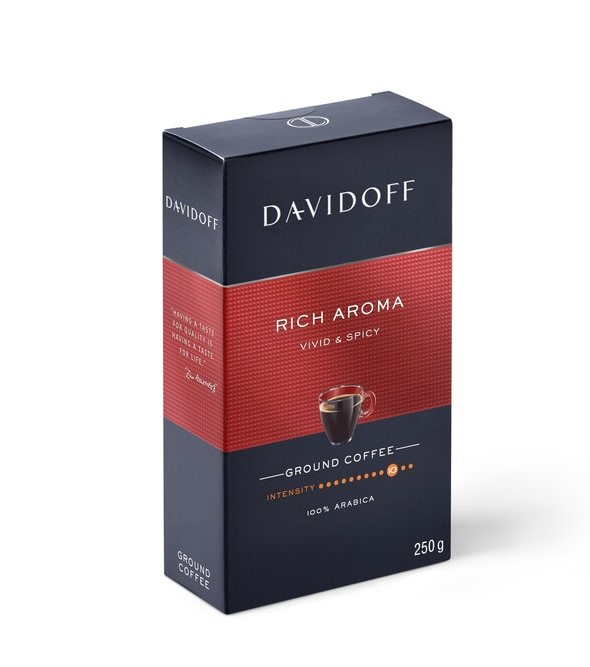 Davidoff Rich Aroma мляно кафе 250 гр. | Мляно кафе | Кафе |