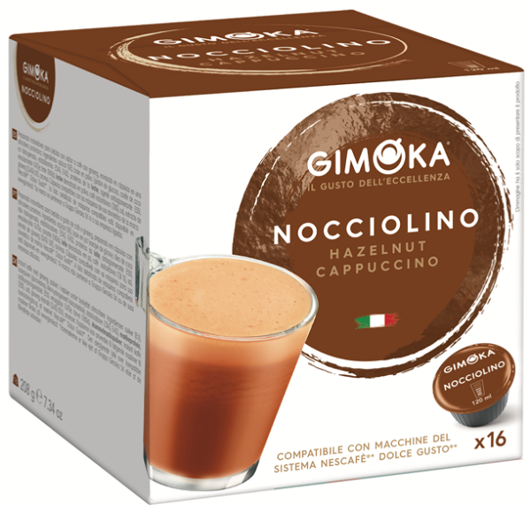 Капсули Gimoka Nocciolino Hazelnut Cappuccino - Dolce Gusto съвместими капсули