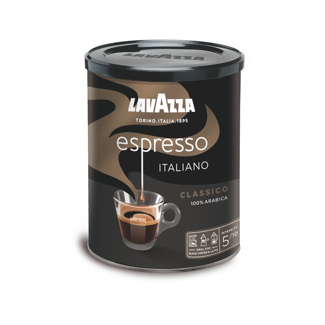 Lavazza Caffe Espresso мляно кафе 250 гр. метална кутия | Мляно кафе | Кафе |