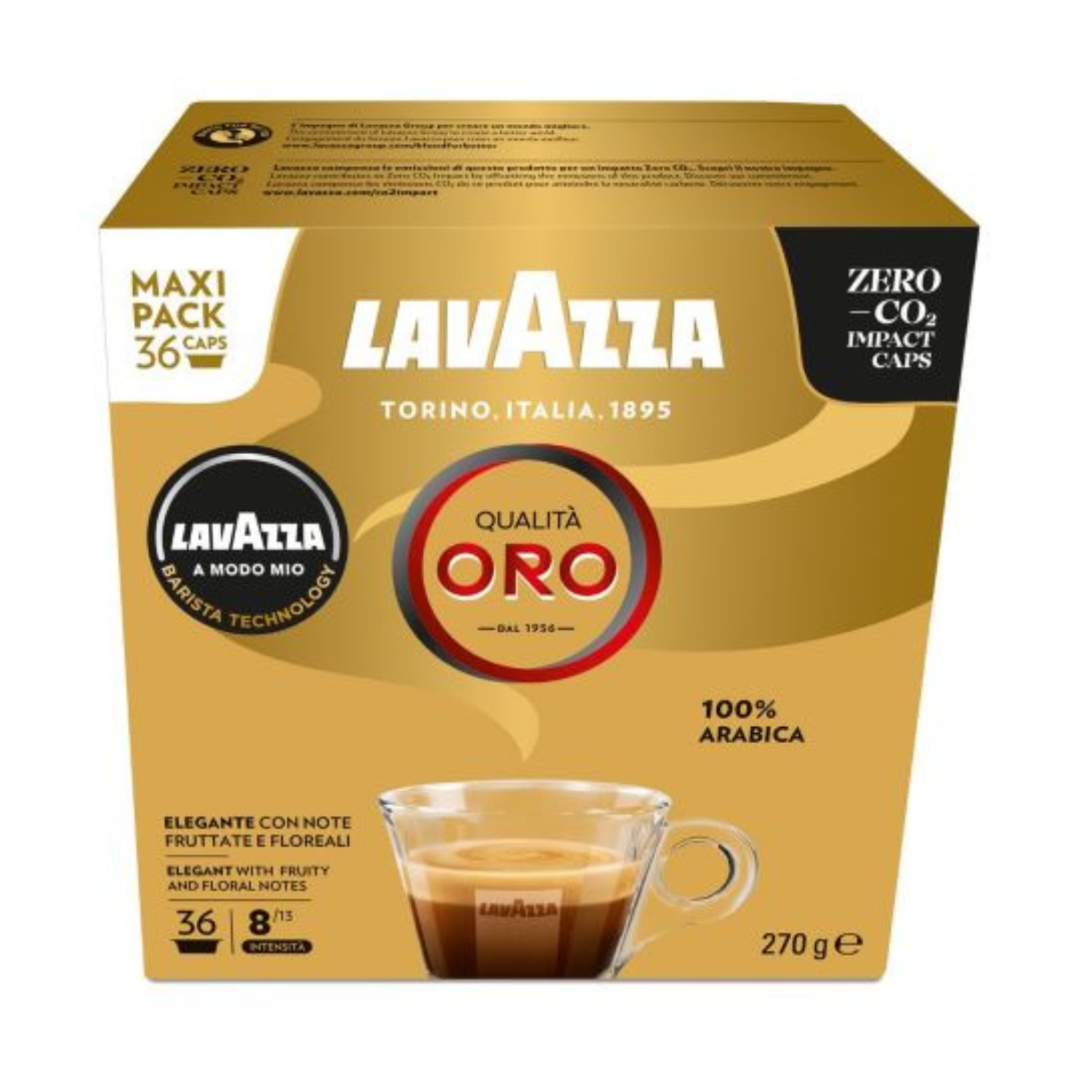 Lavazza Qualita Oro A modo mio 36бр капсули | Lavazza A Modo Mio | Кафе капсули |