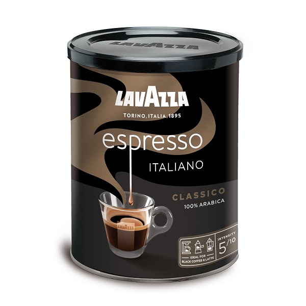 Lavazza Caffe Espresso мляно кафе, 250гр метална кутия