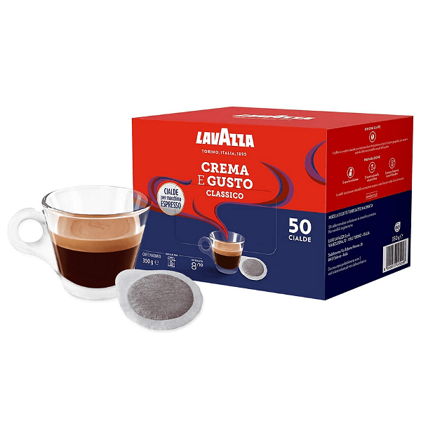 Lavazza Crema e Gusto - 50 бр в кутия, e.s.e. падове | Lavazza Моно дози e.s.e | Е.S.E моно дози |