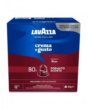 LavazzaCrema e Gusto Ricco Nespresso съвместими капсули 80бр| Виж всички | Nespresso compatible coffee capsules |