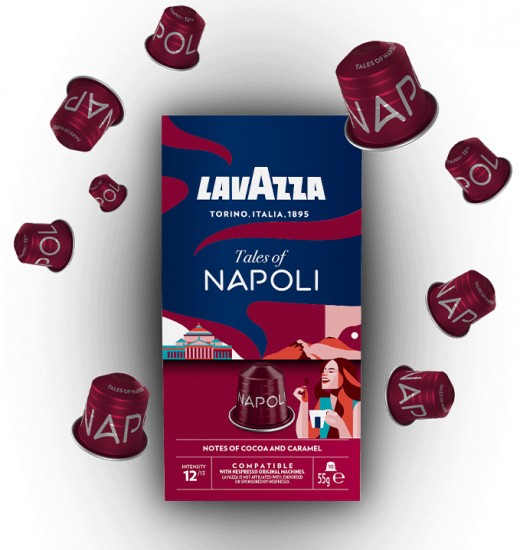 Lavazza Tales of Italy Napoli Nespresso съвместими капсули 10 бр | Kimbo | Друго |