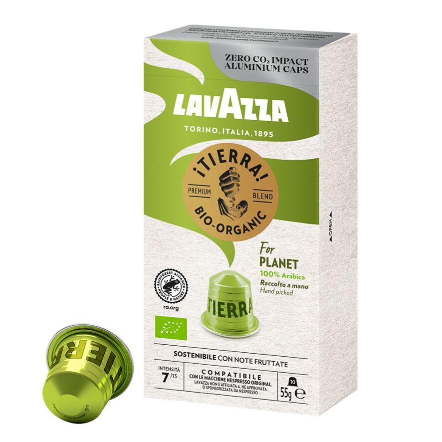 LAVAZZA TIERRA BIO ORGANIC NESPRESSO 10 бр | Виж всички | Nespresso compatible coffee capsules |