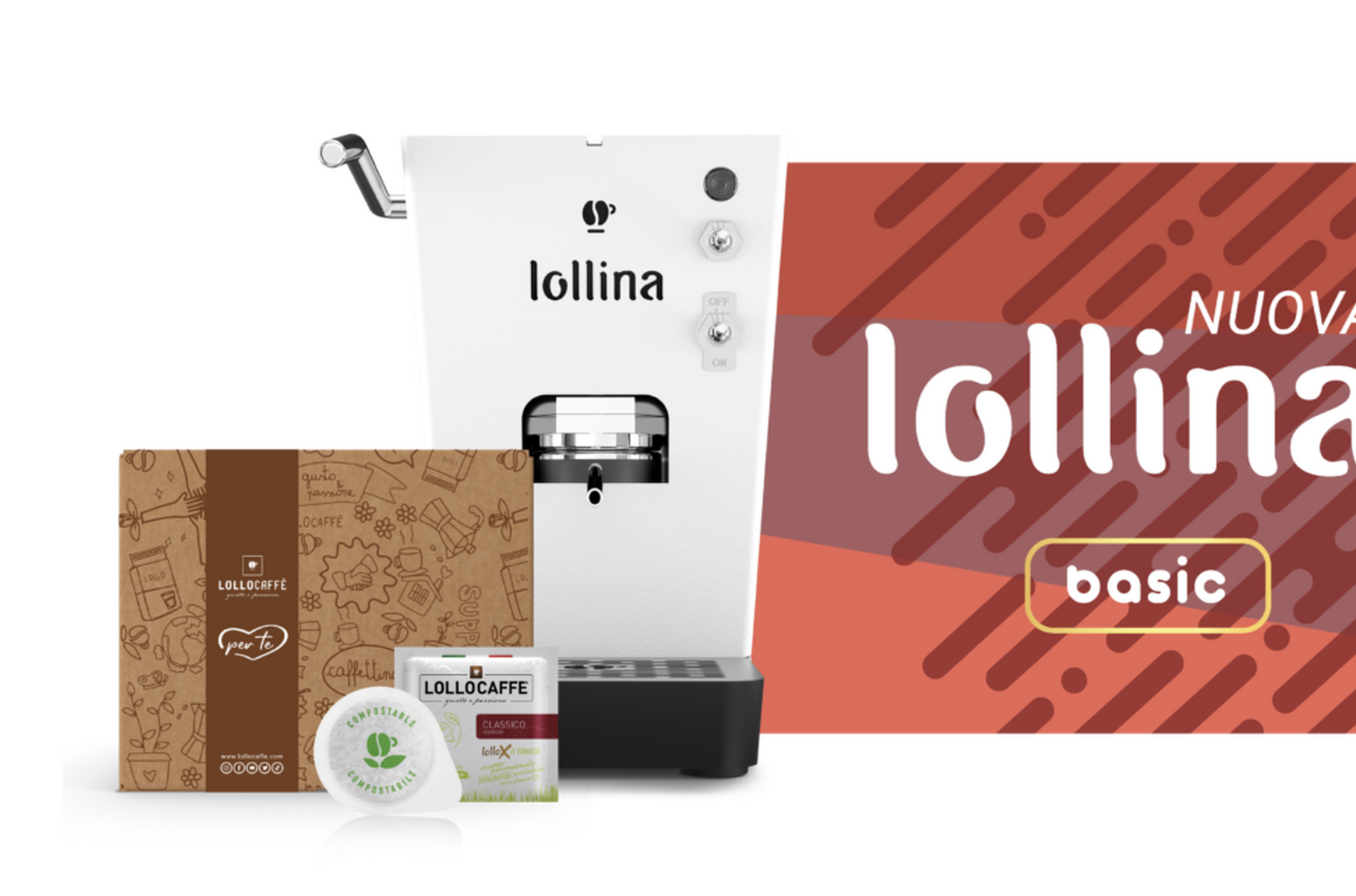 LOLLINA+ BIANCO coffee pods machine | Coffee machines |  |