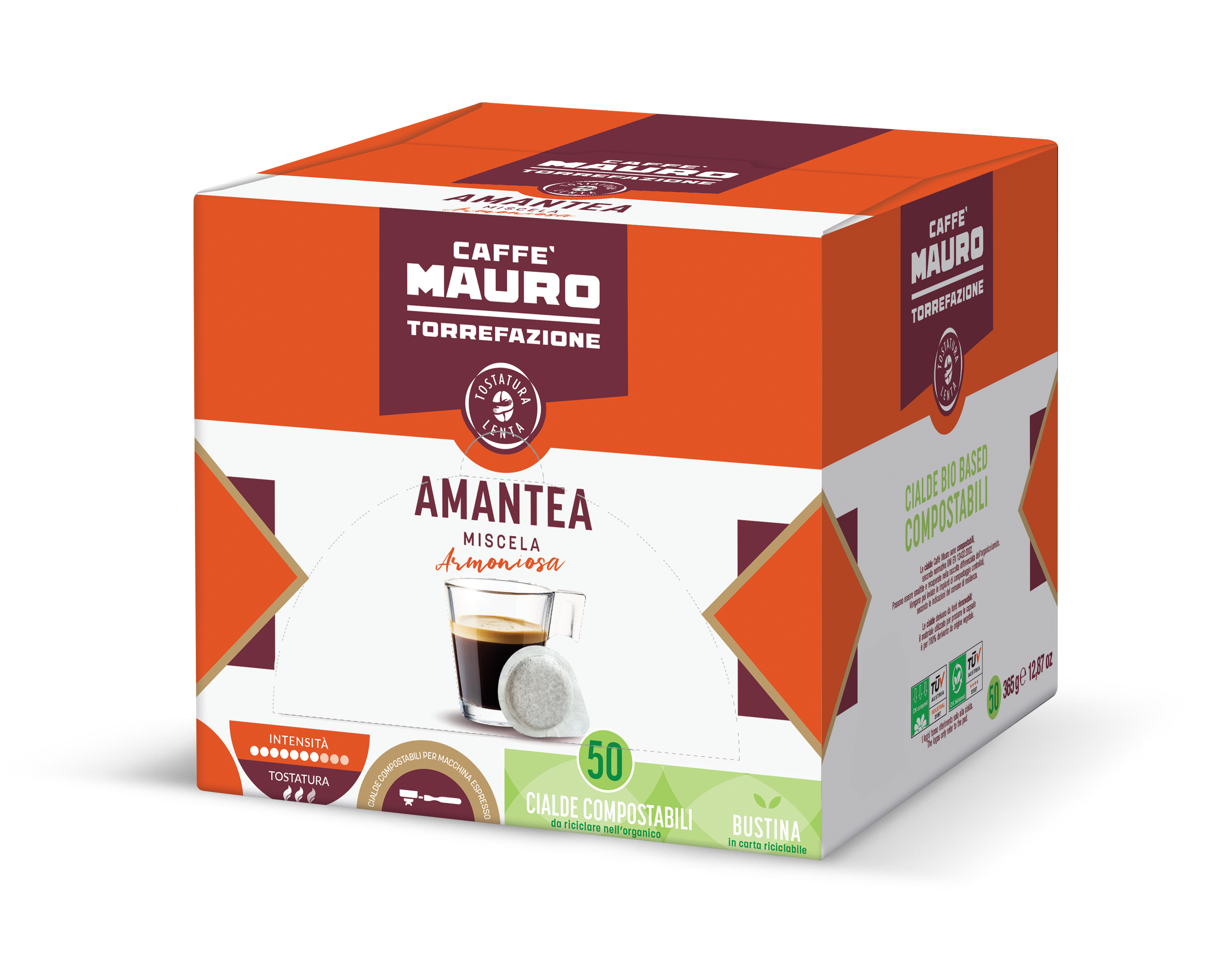 Caffe Mauro Amantea 100% Arabica 50бр моно дози