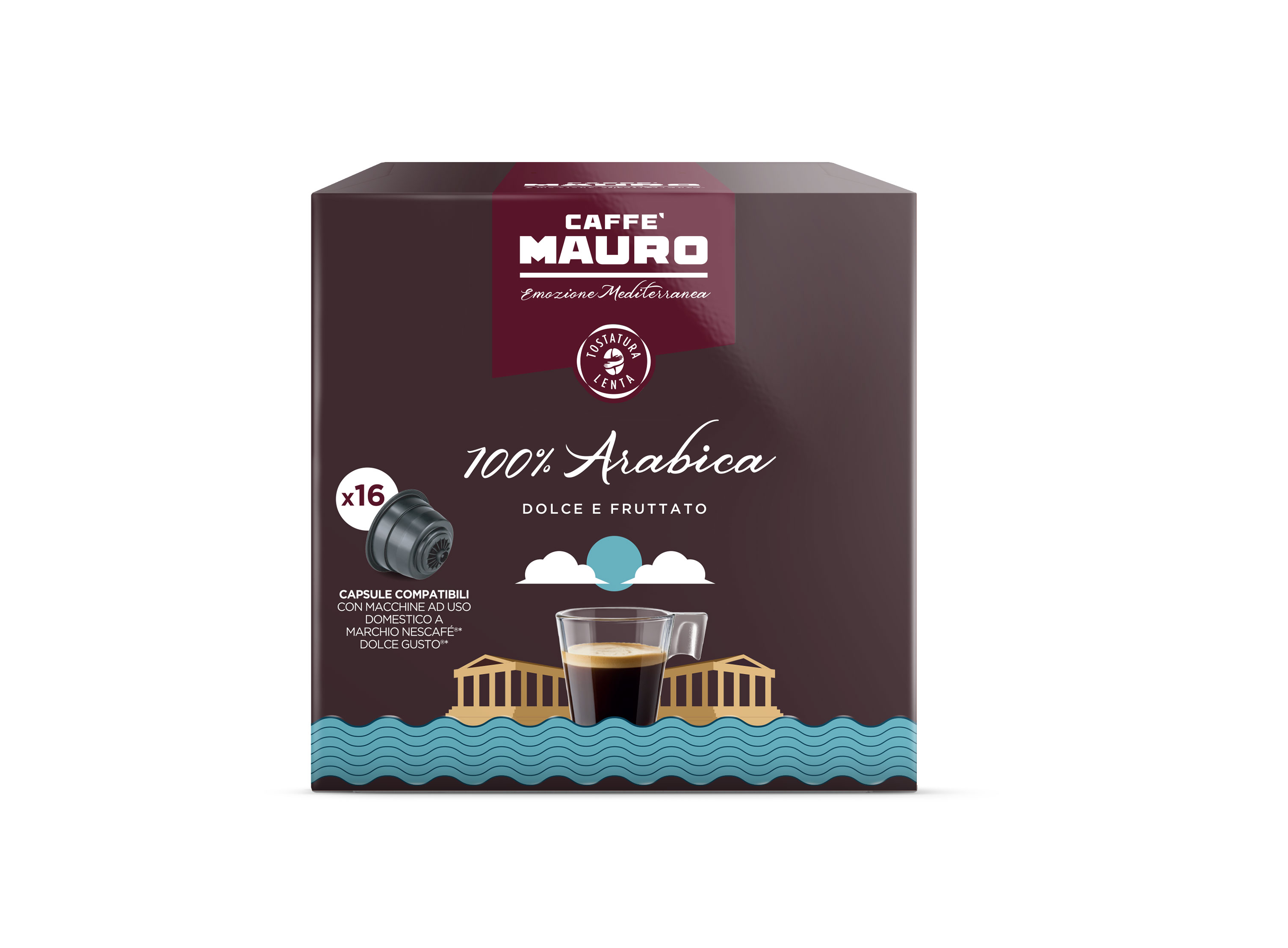 Caffe Mauro 100% ARABICA Dolce Gusto 16бр