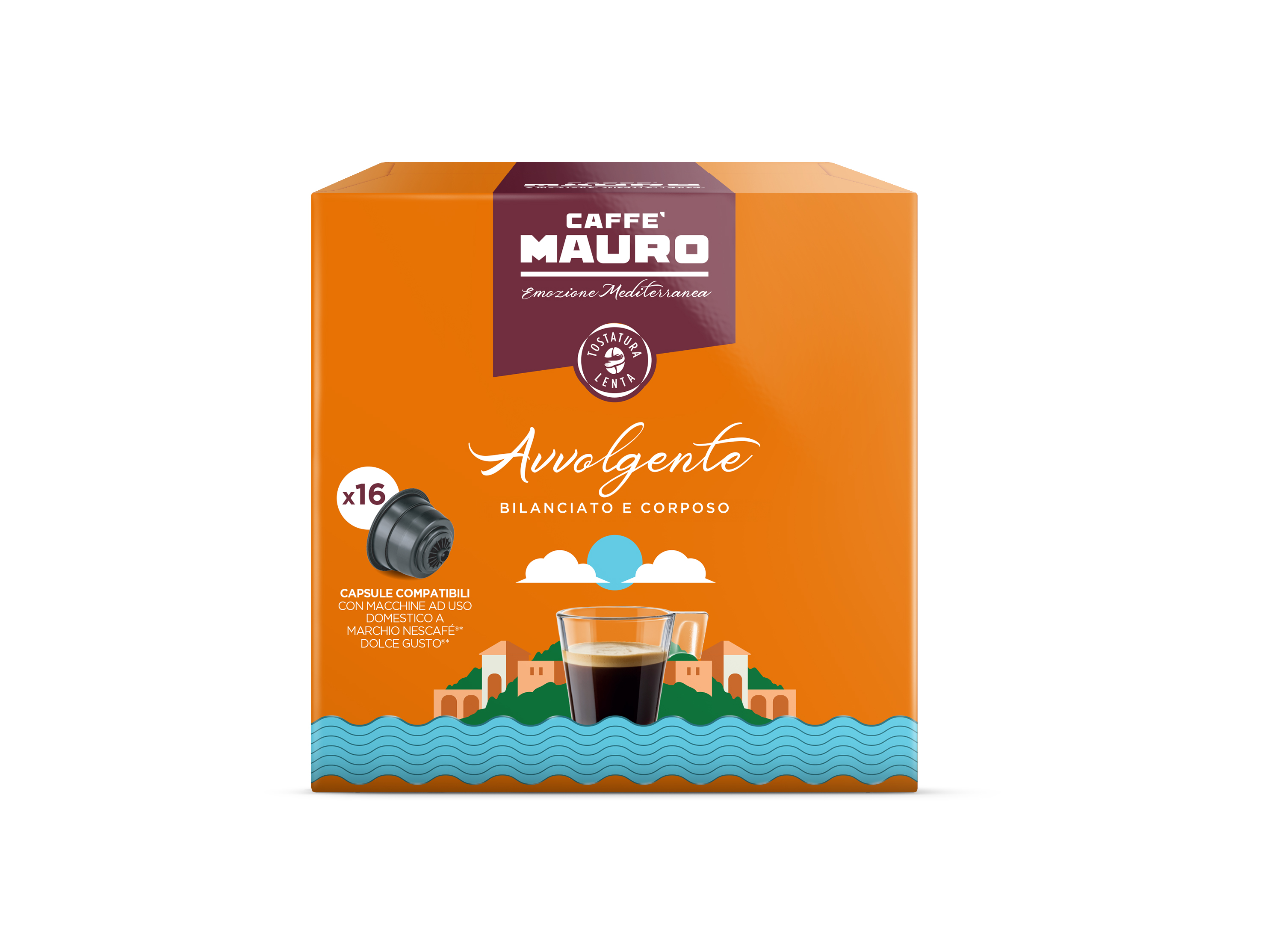 Caffe Mauro Avvolgente Dolce Gusto 16бр