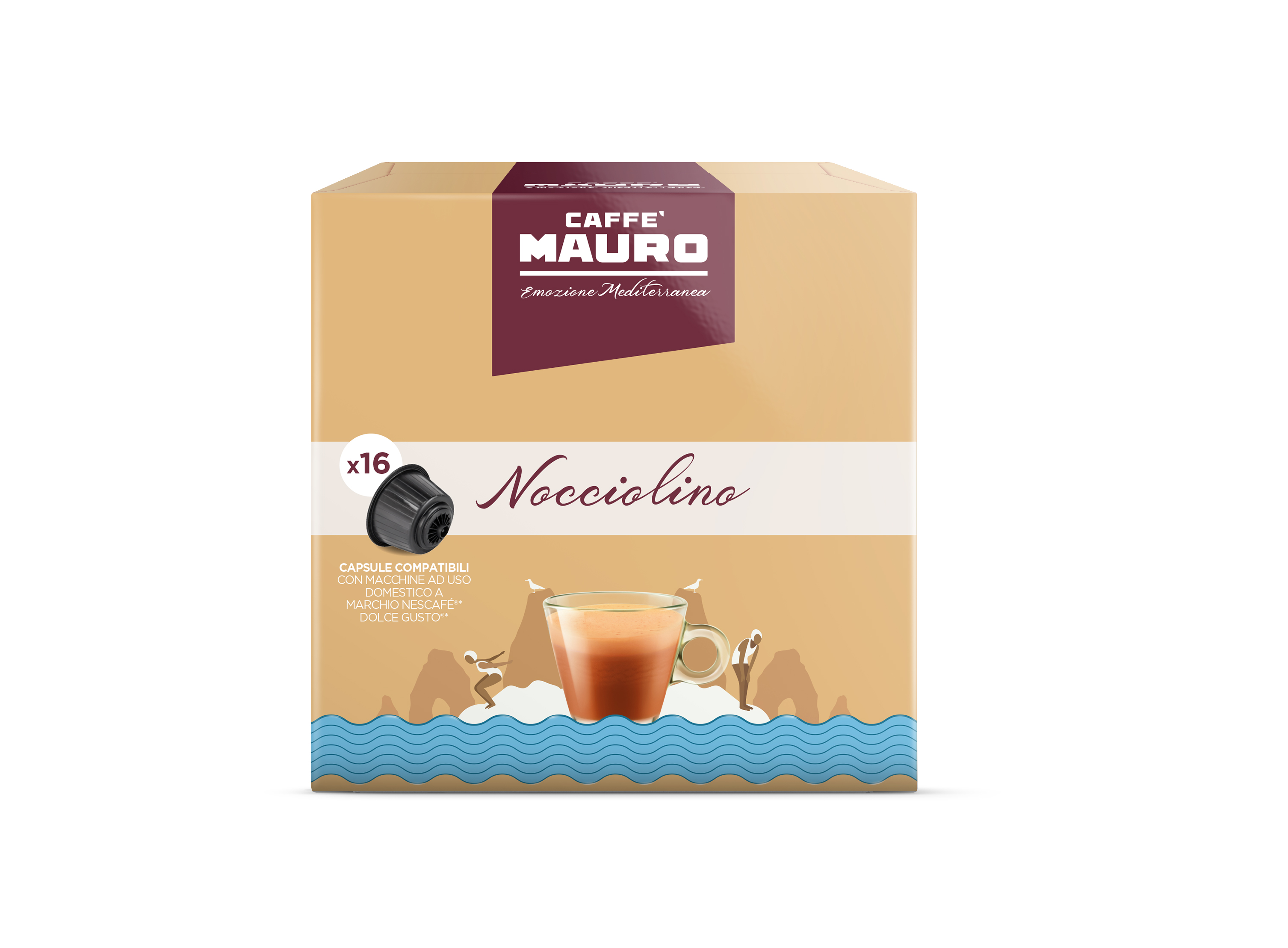 Caffe Mauro Nocciolino Dolce Gusto 16бр