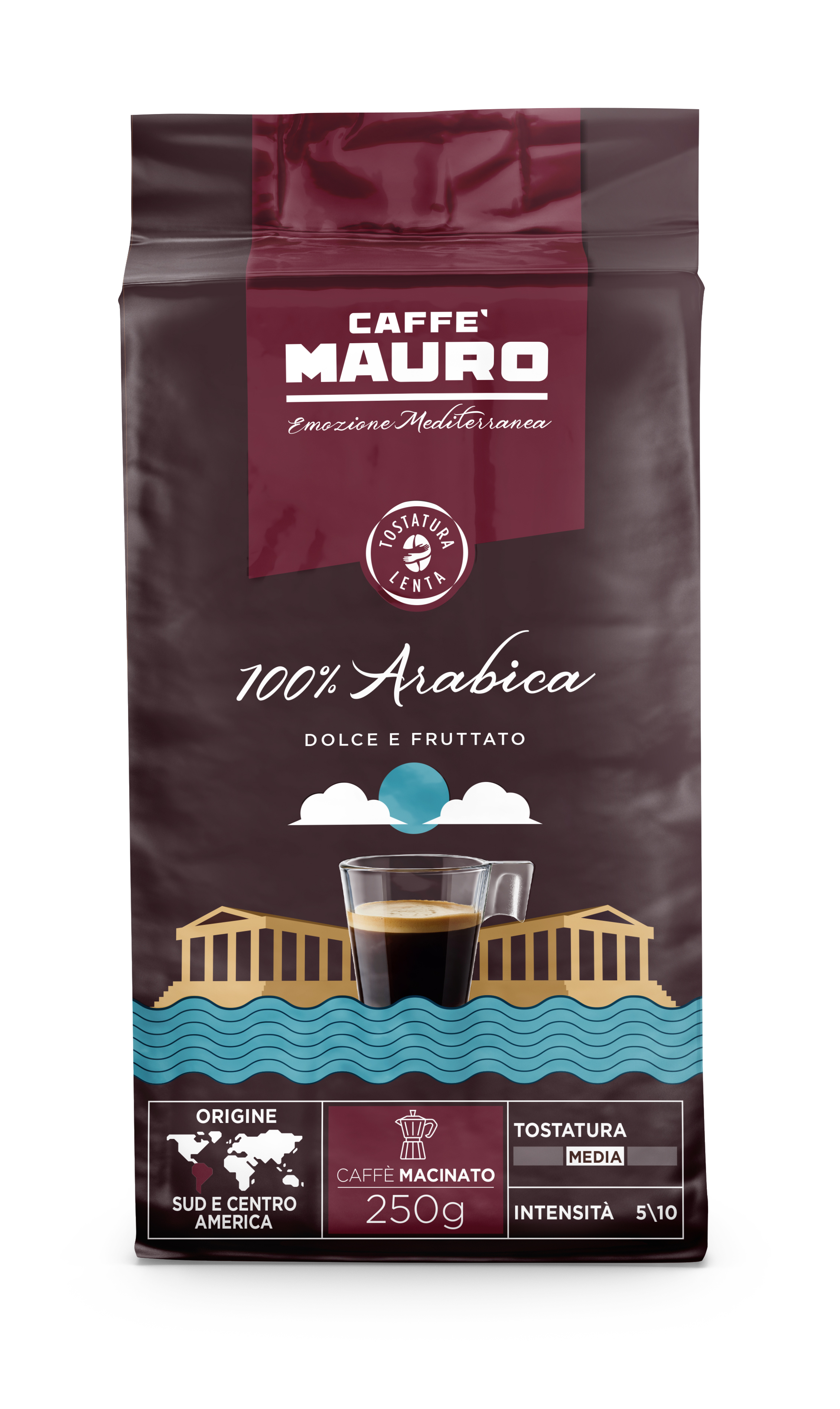 Caffe Mauro 100% Arabica 250гр мляно кафе