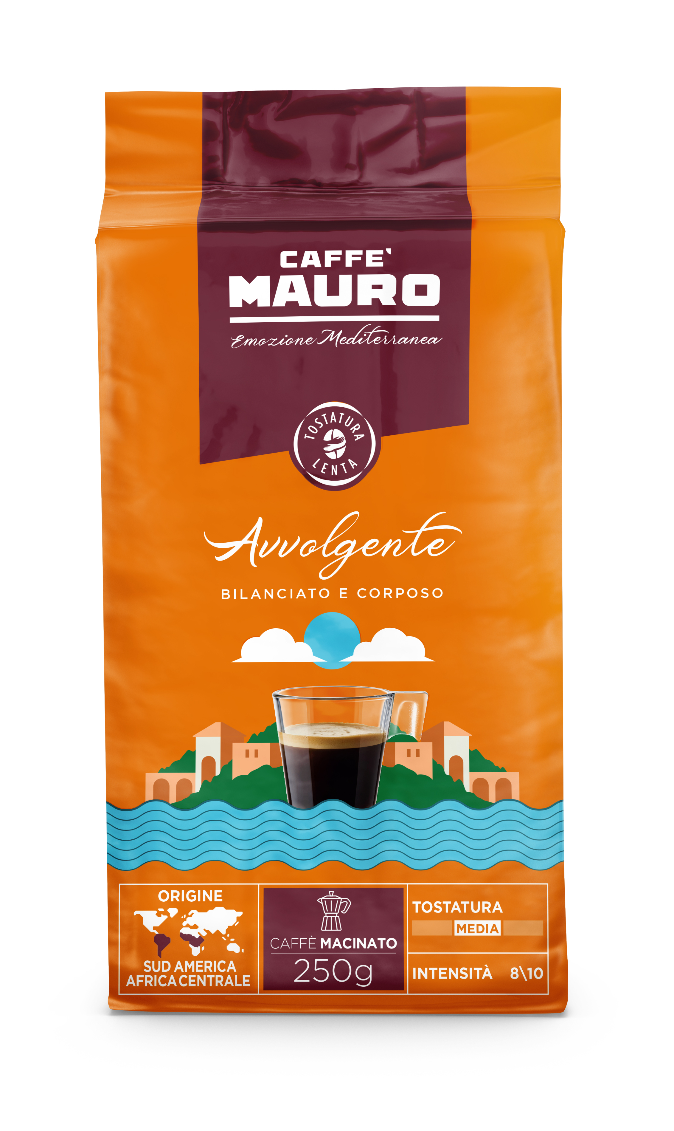 Caffe Mauro Avvolgente 250гр мляно кафе