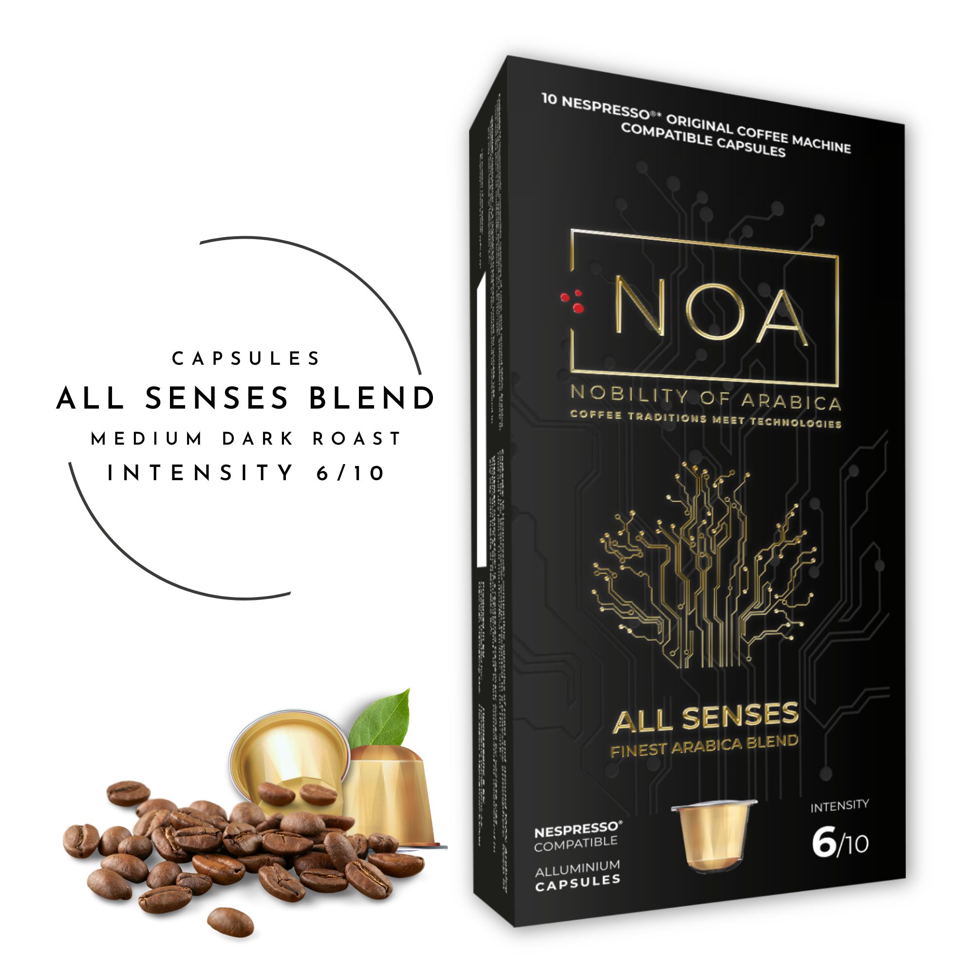 NOA All Sense Nespresso® съвместими капсули 10бр