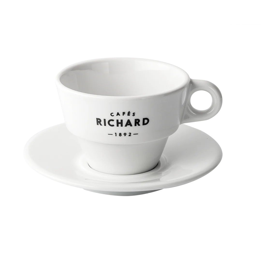 Cafes Richard - Perle Noire Porcelain Cup 80 ml, single pack | For coffee | Accessories |