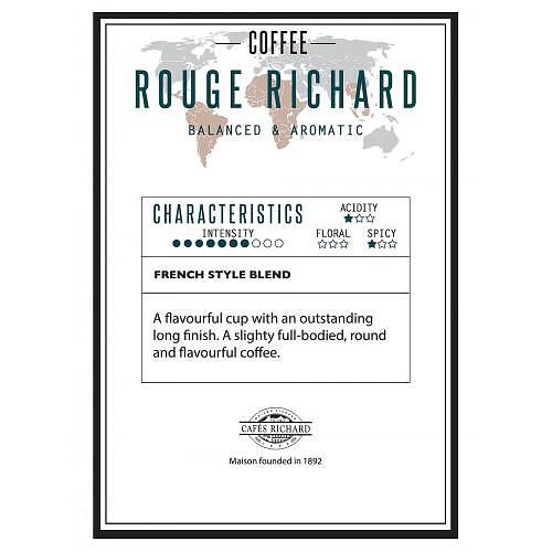 Cafés Richard Rouge Richard - coffee beans 500 g