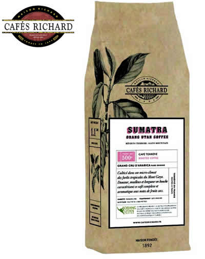 Cafés Richard Sumatra - кафе на зърна 500 гр
