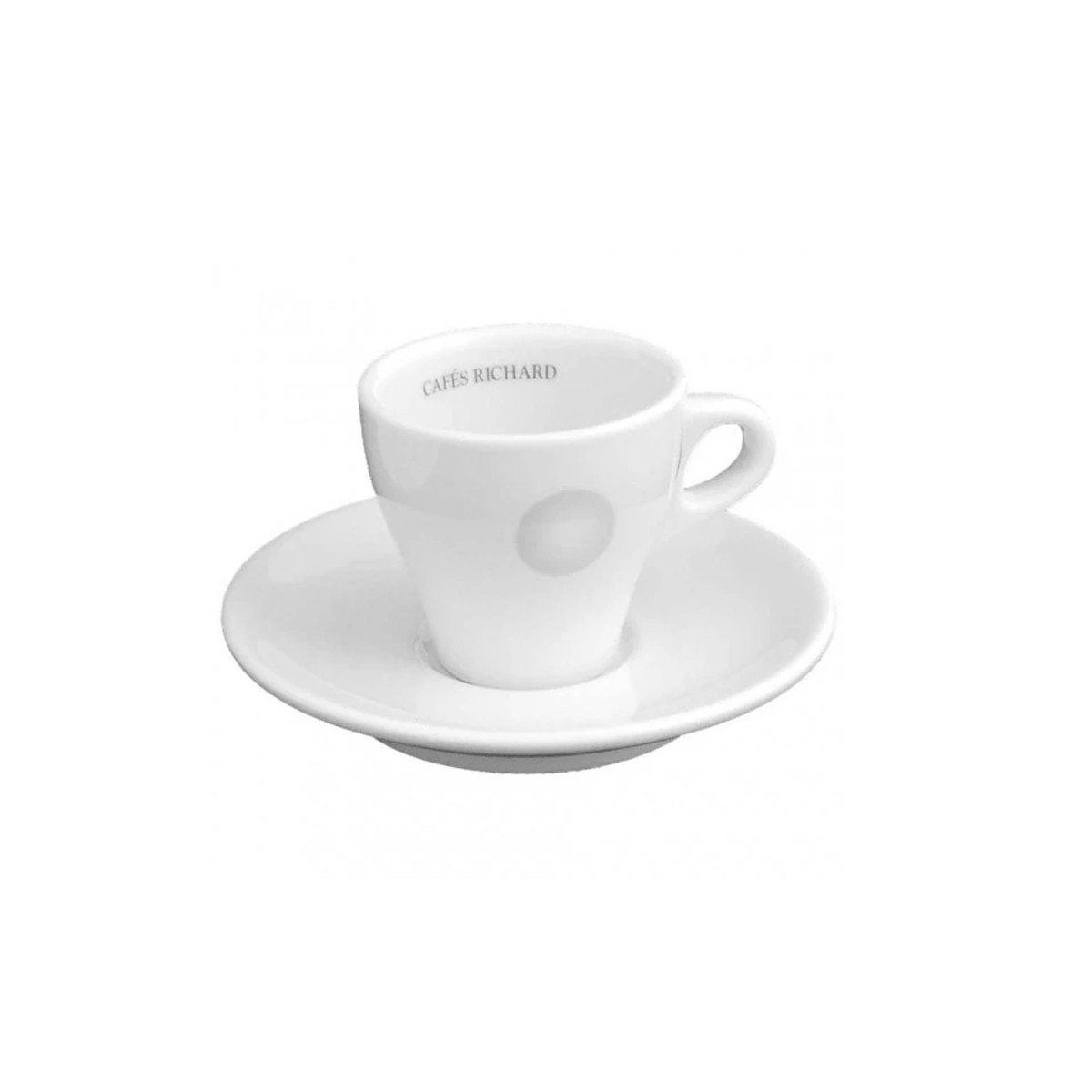 Cafes Richard - Perle Noire 250 ml Porcelain Cup Set, 6 pack