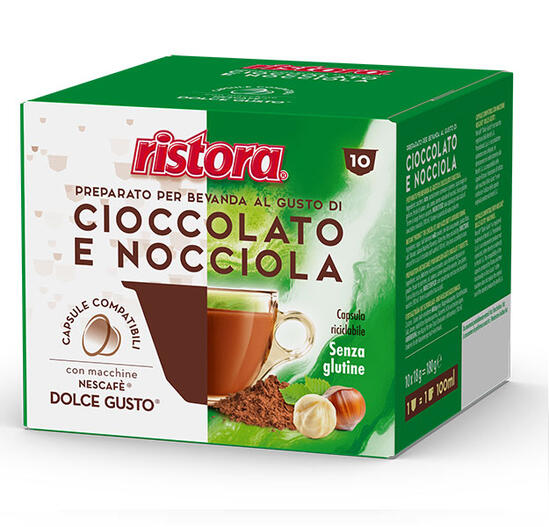 RISTORA Cioccolato e nocciola – капсули Dolce Gusto® 10 бр. | Други | Nescafe Dolce Gusto съвместими |