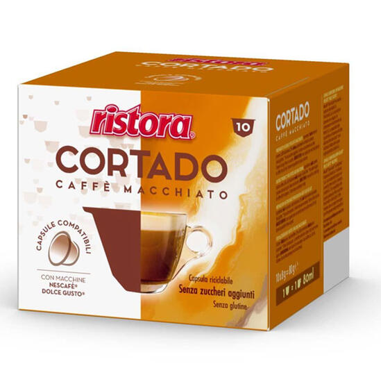 RISTORA Cortado – капсули "Dolce Gusto" 10 бр. | Други | Nescafe Dolce Gusto съвместими |