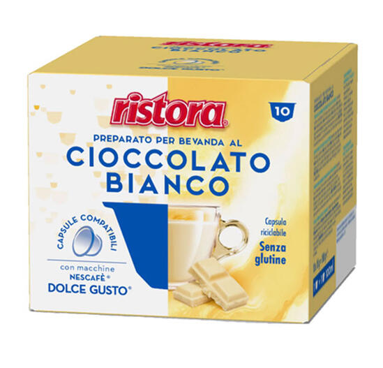 RISTORA Cioccolato Bianco – капсули "Dolce Gusto" 10 бр. | Други | Nescafe Dolce Gusto съвместими |