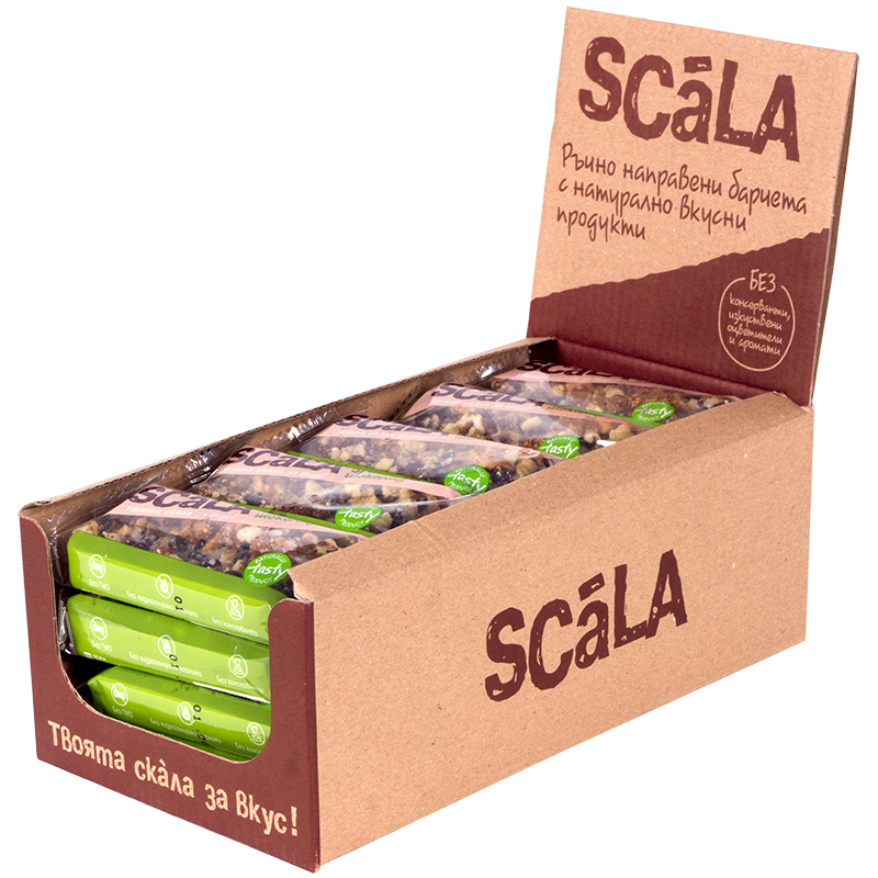 Scala барче със смокини, орехи и шоколад