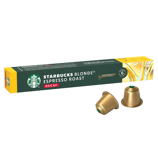 Starbucks Espresso Roast Decaf 10бр Nespresso съвместими капсули | Nespresso съвместими | Кафе капсули |