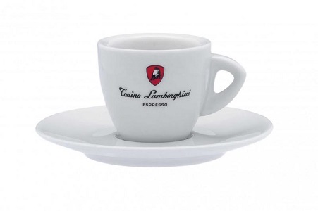 Tonino Lamborghini комплект порцеланови чаши за еспресо в бяло, 6бр