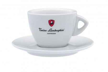 Tonino Lamborghini- комплект порцеланови чаши за капучино в бяло, 6бр