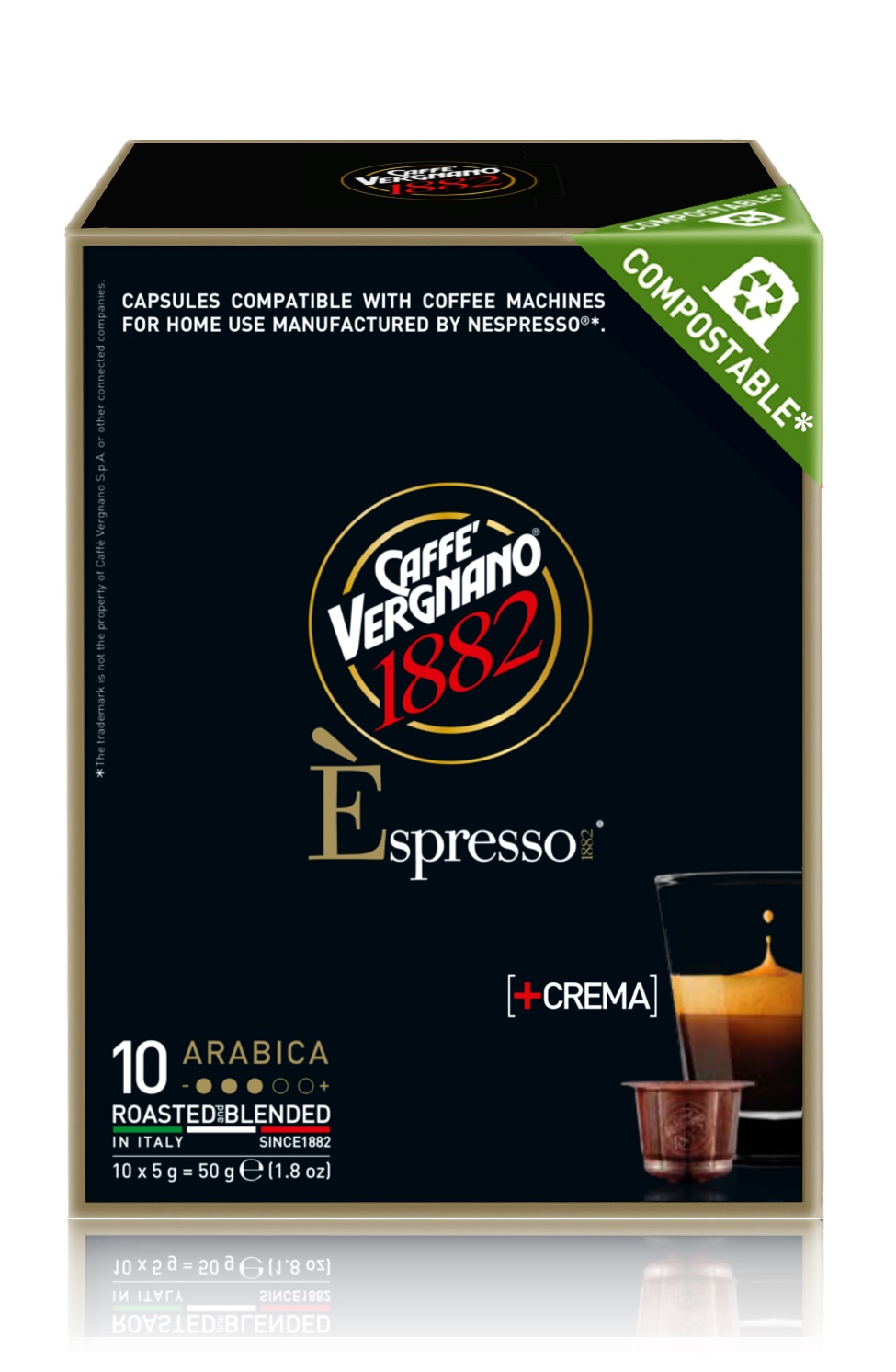 Vergnano Arabica 10бр капсули за Nespresso кафемашина