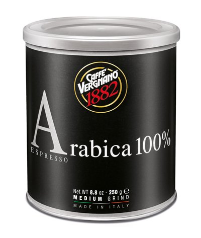 Vergnano Arabica 100% Moka мляно кафе 250гр кутия